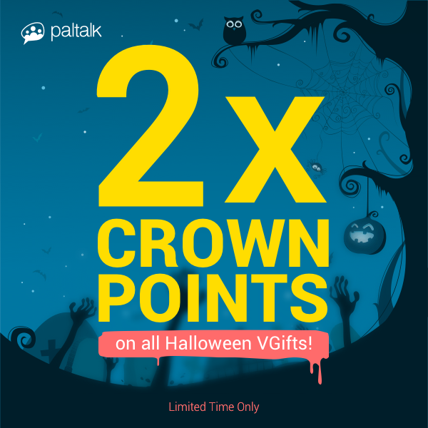 2x Crown Points on Halloween VGifts